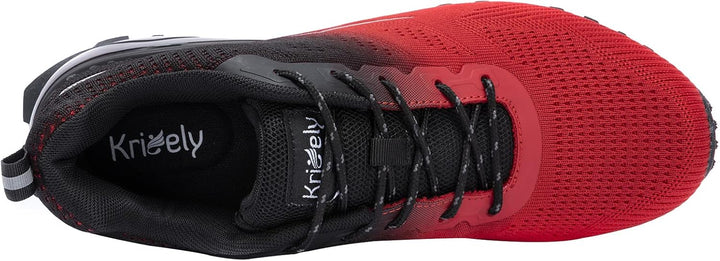 Kricely Traillaufschuhe Herren Leicht Atmungsaktiv Wanderstiefel rutschfest Laufschuhe Outdoor Fitne