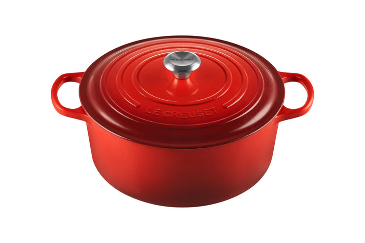 Le Creuset Signature Gusseisen-Bräter mit Deckel, Ø 30 cm, Rund, Für alle Herdarten und Induktion ge