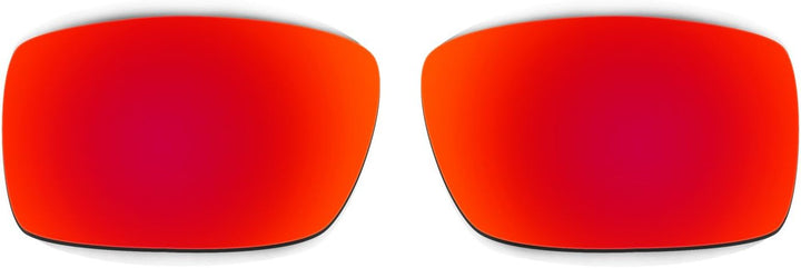 HKUCO Plus Mens Replacement Lenses For Oakley Gascan Red/Titanium Sunglasses
