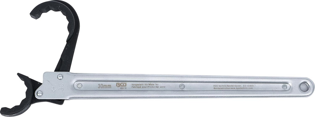BGS 8665-30 | Leitungs-Ratschenschlüssel | 30 mm Schlüsselweite: 30 mm, Schlüsselweite: 30 mm
