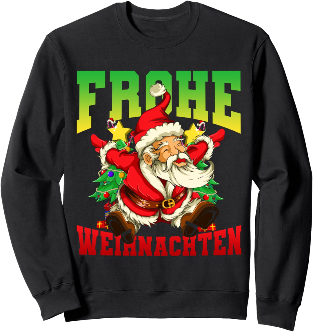 Lustiges Weihnachtsmann Motiv Geschenk Weihnachten Sweatshirt
