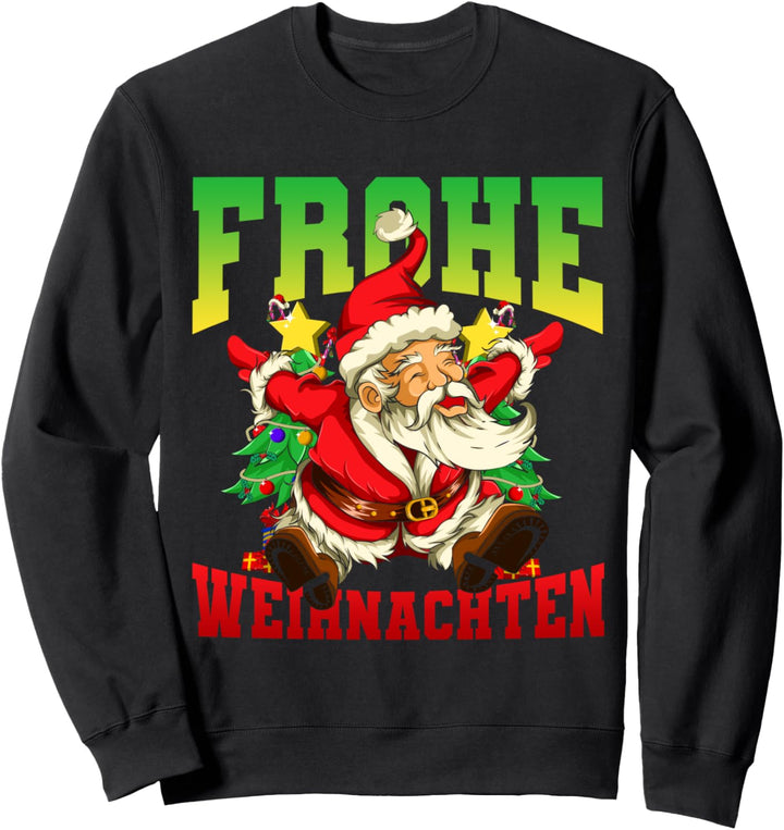 Lustiges Weihnachtsmann Motiv Geschenk Weihnachten Sweatshirt