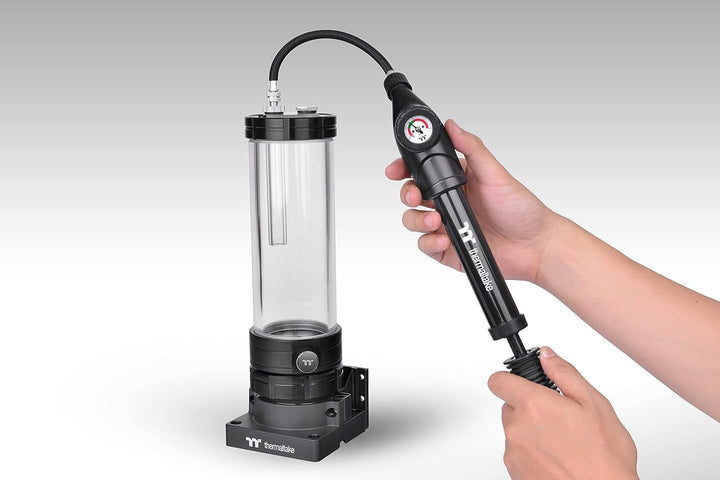 Thermaltake Pacific Leak Tester | DIY LCS | Unterstützt G1/4 | Wasserkühlung-Zubehör | Schwarz