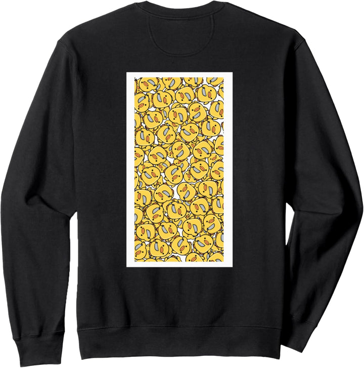 Böse Ente Messer gelbe Gummiente Sweatshirt