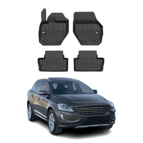 OMAC Gummi Kofferraumwanne kompatibel mit Volvo XC60 2008-2017 TPE Laderaumwanne Schwarz