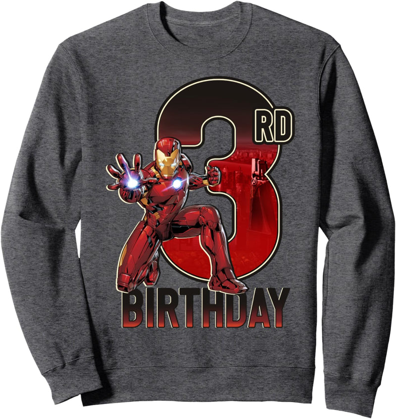 Marvel Iron Man 3rd Birthday Action Pose Sweatshirt