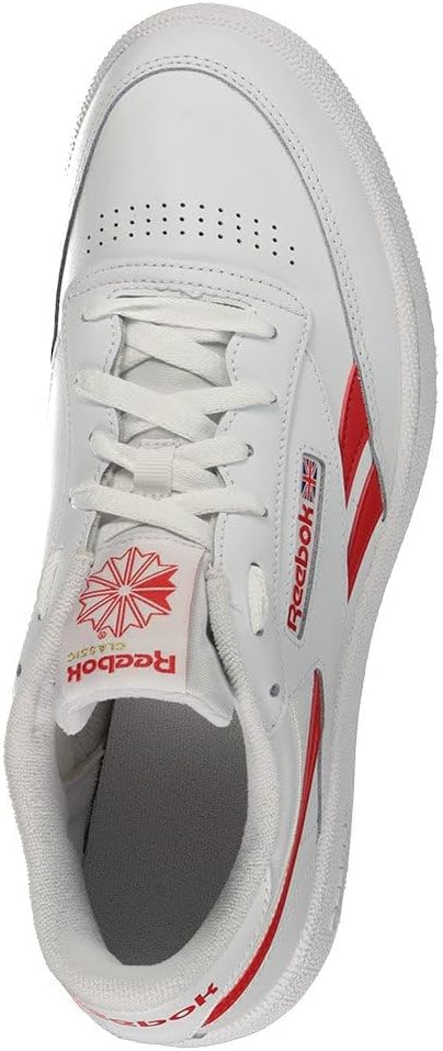 Reebok Unisex Club C Revenge Sneaker 34 EU Ftwwht Vecred Ftwwht, 34 EU Ftwwht Vecred Ftwwht