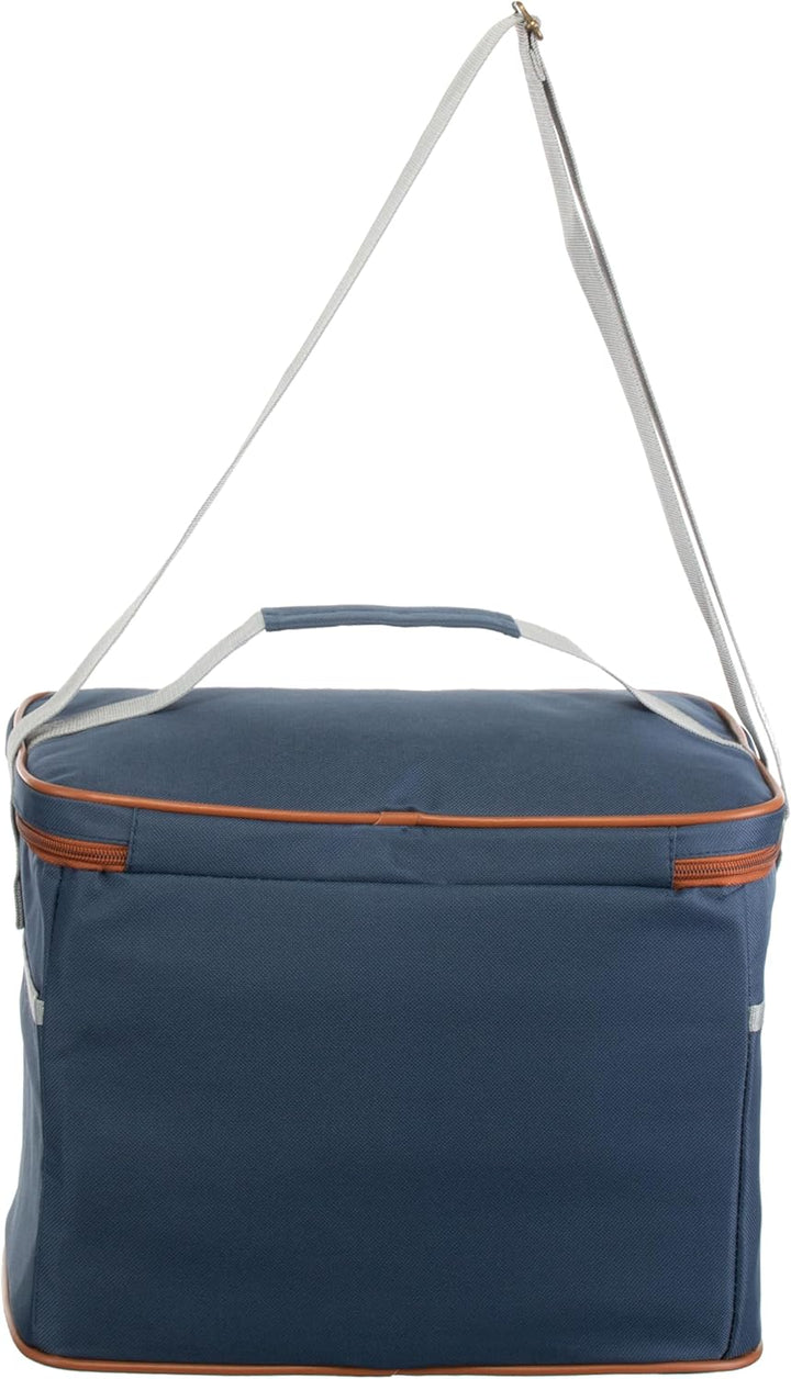 Brandsseller Kühltasche 19 Liter ca. 35 cm x 23 cm x 24 cm Faltbare Kühlbox Thermo-Shopper Strandtas