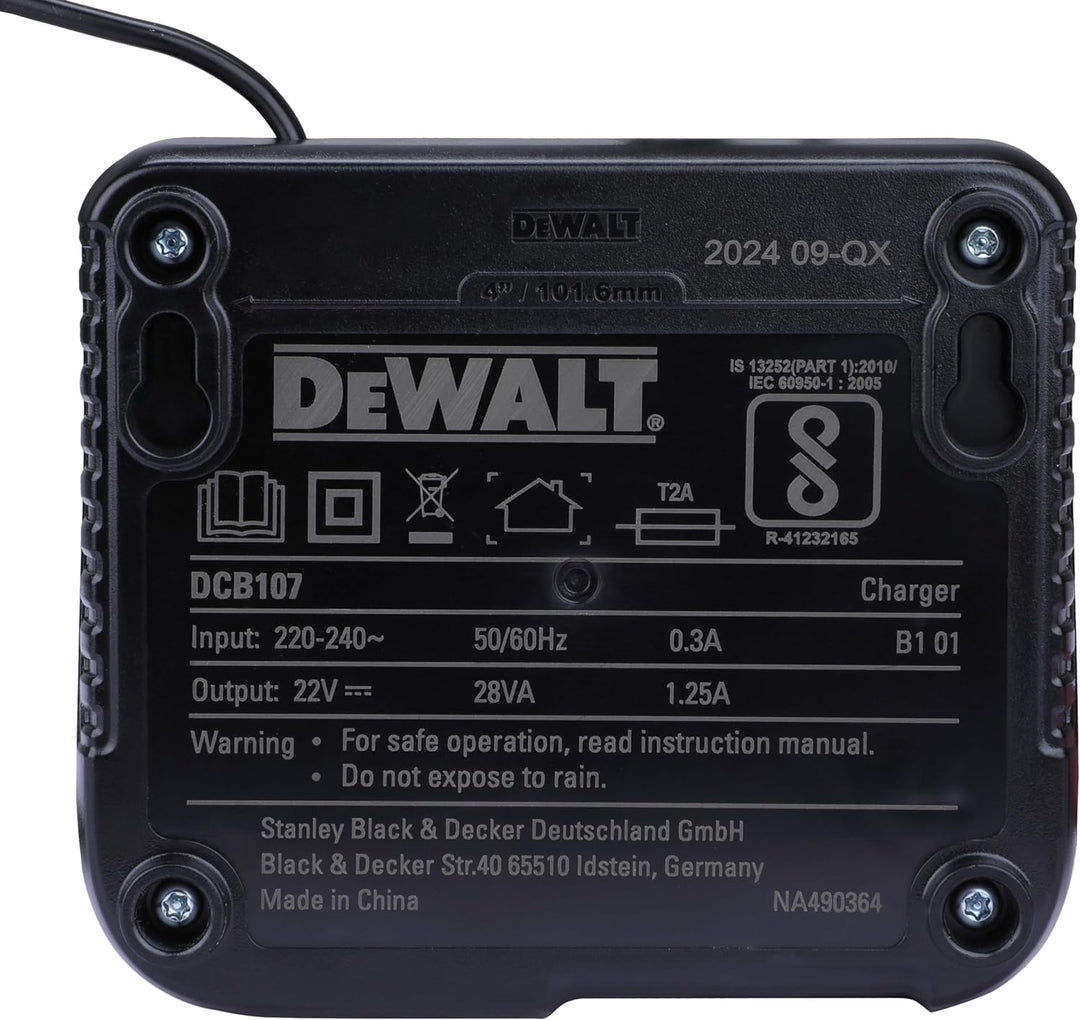 Dewalt DCB107 Dcb107 10.8V 18V Li-Ion Accu Oplader