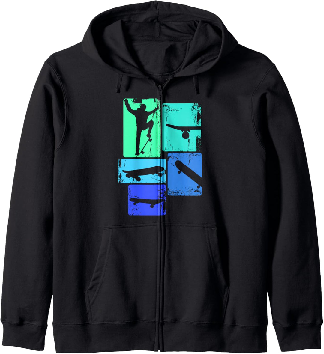Skater Skateboard Jungen Kinder Kapuzenjacke