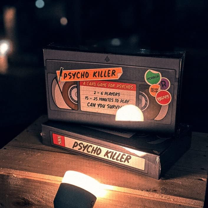 Psycho Killer: The Card Game - A game for Psychos, Multicolor, 5.08 x 5.08 x 5.08 cm