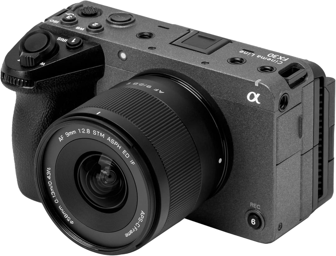 VILTROX 9mm f2.8 E, AF 9mm F2.8 Air E Mount Objektiv für Sony E, Autofokus APS-C Ultraweitwinkelobje