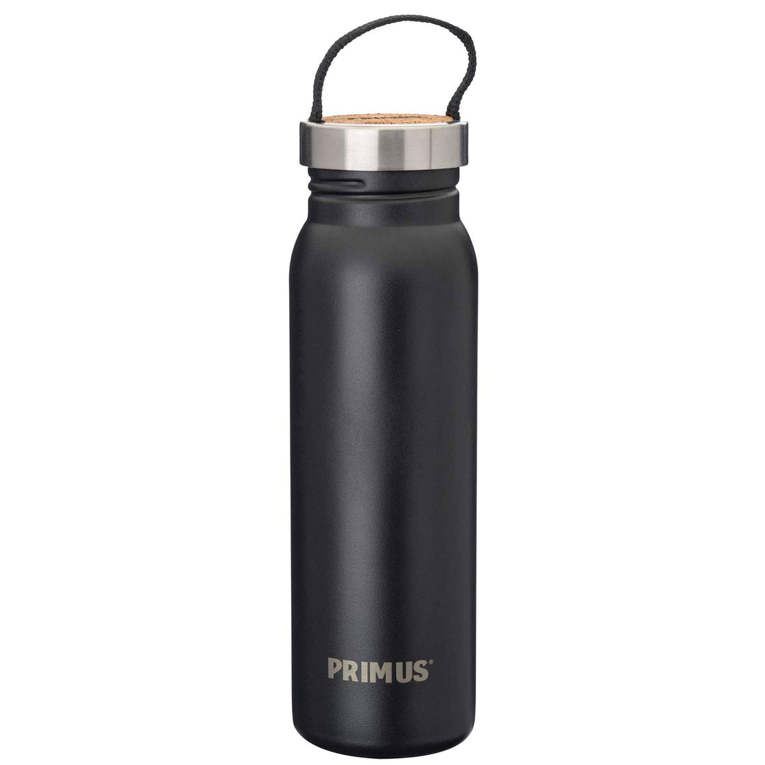 Primus Unisex – Erwachsene Klunken Edelstahlflasche 0.7 l Schwarz, 0.7 l Schwarz
