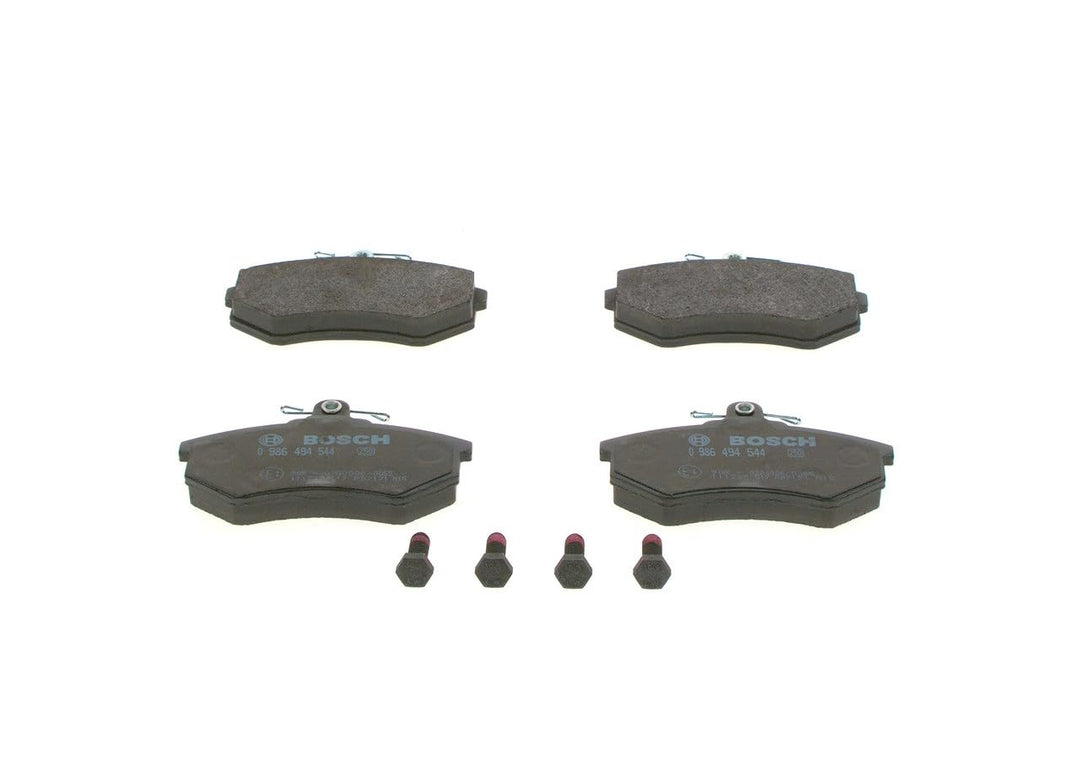 Bosch BP1465 Bremsbeläge - Vorderachse - ECE-R90 Zertifizierung - vier Bremsbeläge pro Set