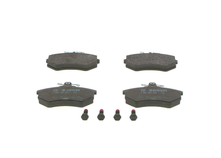 Bosch BP1465 Bremsbeläge - Vorderachse - ECE-R90 Zertifizierung - vier Bremsbeläge pro Set