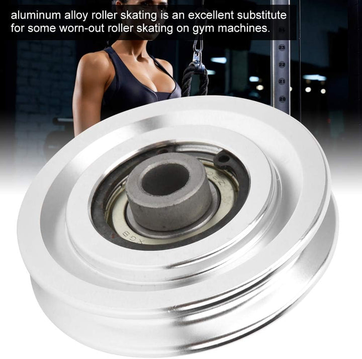 Alomejor Krafttraining Riemenscheiben aus Aluminiumlegierung Übung Hardware Fitnessgeräte Zubehör Er