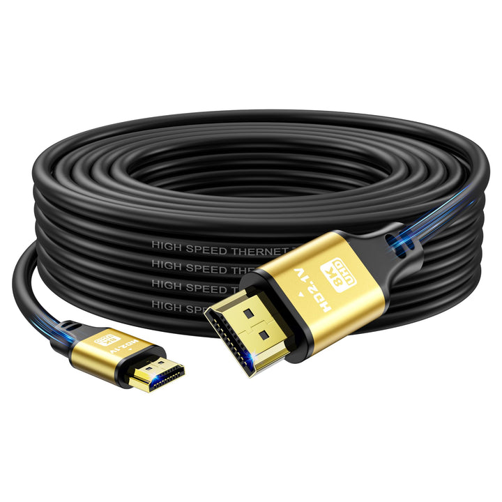 jojobnj 4K HDMI Kabel 15M, 4K@60Hz, 18Gbps Highspeed HDMI 2.0 Kabel, Ultra HD,Ethernet Audio Return,