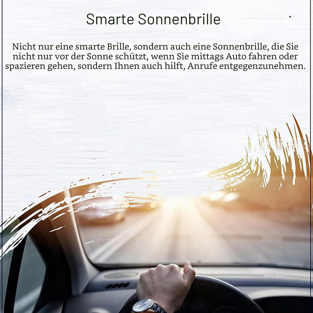 Smart Glasses, Smart Audio Sonnenbrillen, Noise Cancelling, Freisprechen, Open-Ear-Lautsprecher mit