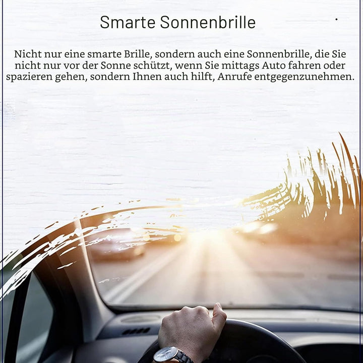 Smart Glasses, Smart Audio Sonnenbrillen, Noise Cancelling, Freisprechen, Open-Ear-Lautsprecher mit
