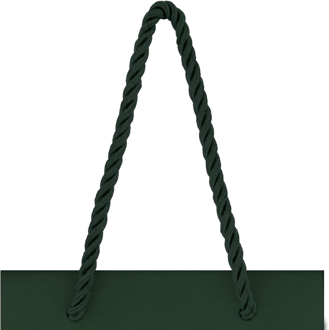 10er Packung Flaschentüten Geschenktüten dunkelgrün für Wein Sekt und Champagner geeignet 36x12x10,