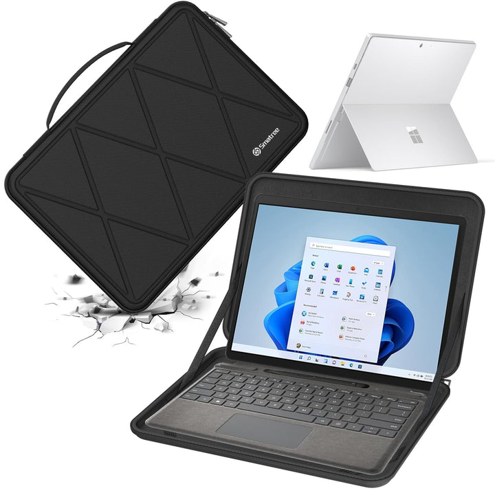 Smatree Hard Eva Schutzhülle Tasche Kompatibel für 12,3 Zoll Microsoft Surface Pro 7+, Surface Pro 7