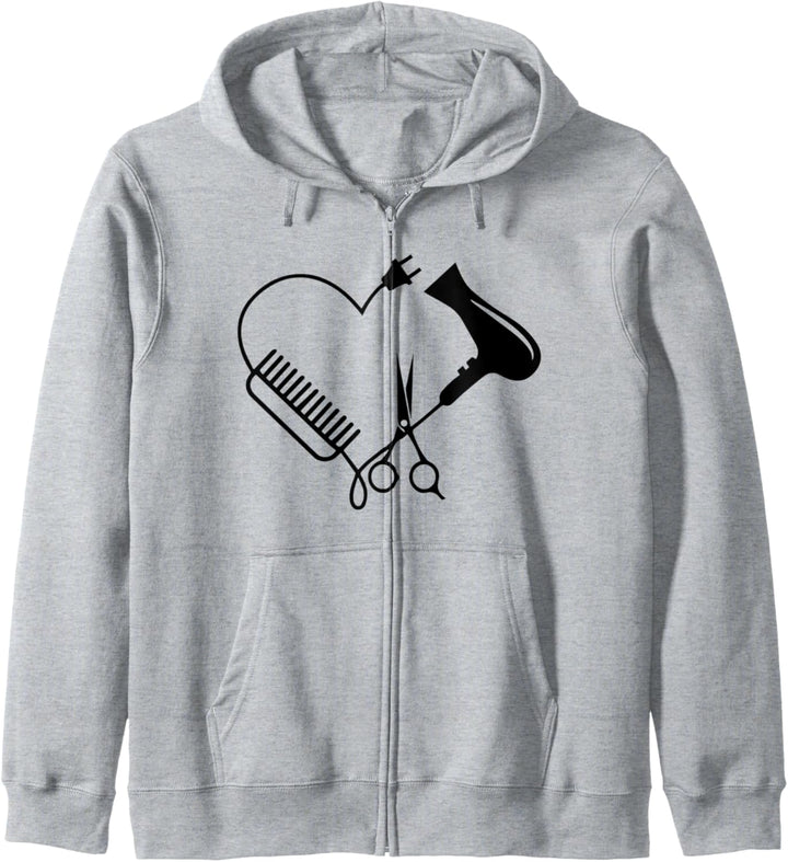 Friseurin Friseur Salon Barber Hairstylist Frisör Geschenk Kapuzenjacke