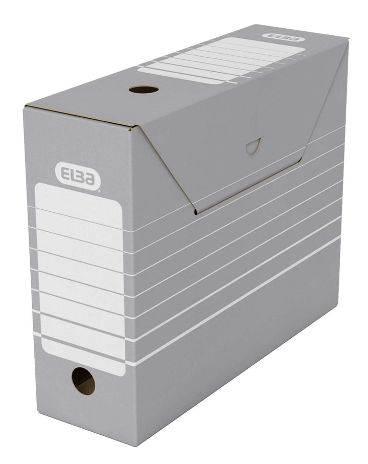 ELBA Archivbox Tric, 50 Stück, 9,5 cm, grau Archivbox 9,5 cm, Archivbox 9,5 cm