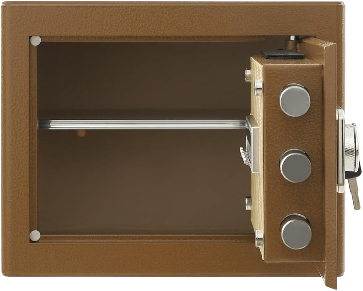 Möbeltresor mit Schlüssel Zahlenschloss, Safe und Schliessfach, Tresor für Zuhause, Safe Wandtresor