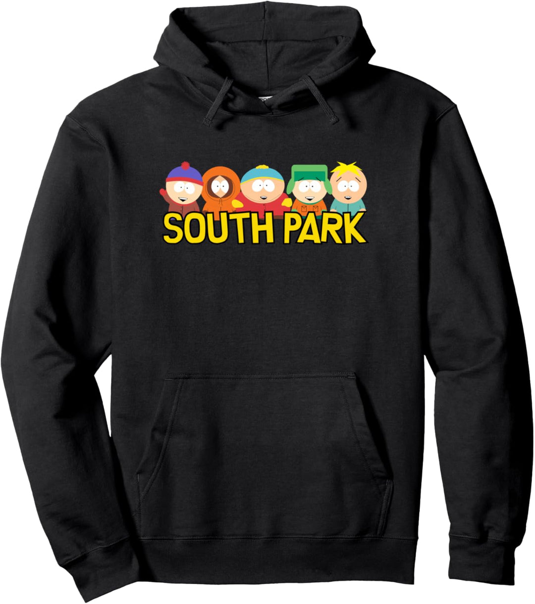 South Park Gang Behind Logo Pullover Hoodie
