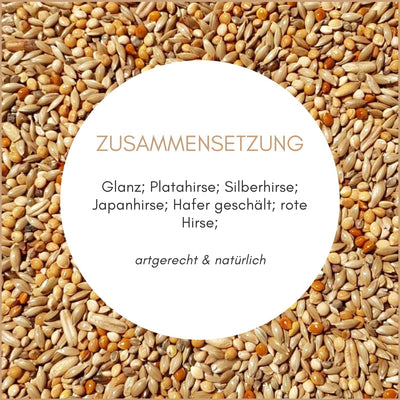 SUPRAVIT Wellensittichfutter Zucht 25kg I schmackhafte Wellensittich - Zuchtmischung mit wertvollen