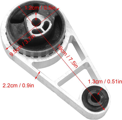 KIMISS Motorlager, Untere Hintere Motorlagerhalterung KKH101384 Zubehörersatz für Rover 75