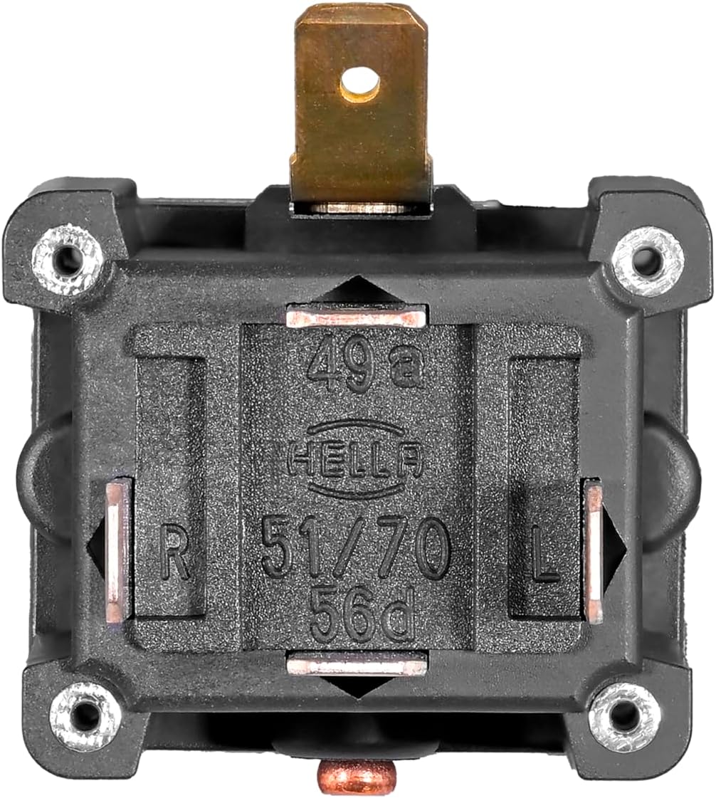 HELLA - Lenkstockschalter - mit Blinker-Funktion/mit Hupe/mit Lichthupe - Länge: 108mm - Kabel: 60mm