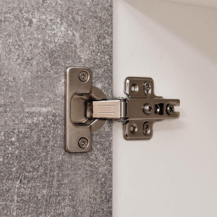 Shally Dogan WANDMONTIERTE KÜCHENWAND, Holz, grau, 40x32x72 cm 40x32x72 cm Grau, 40x32x72 cm Grau
