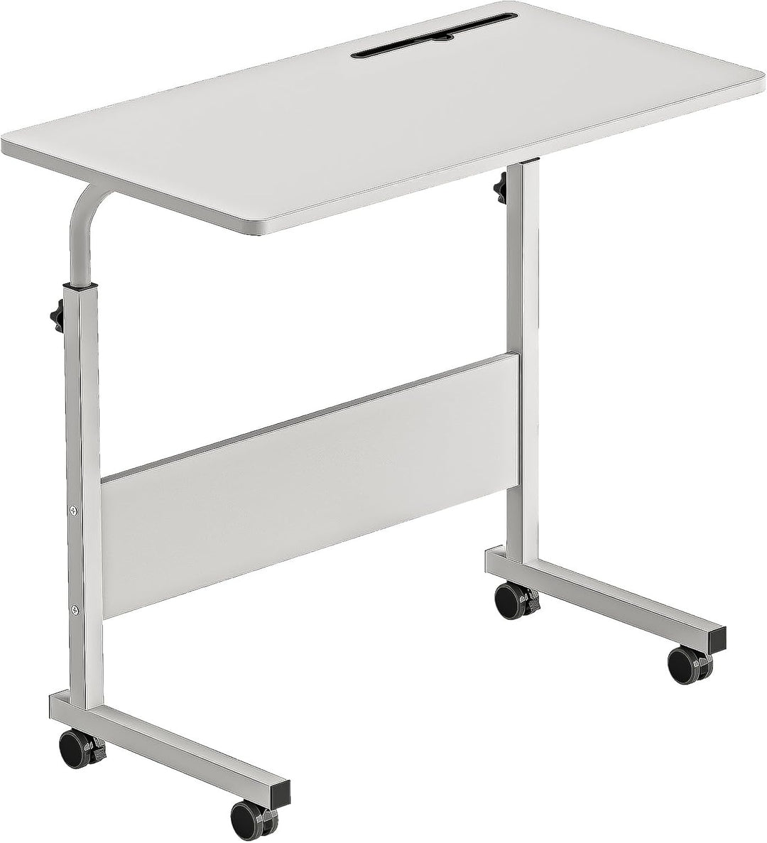 sogesfurniture 80cm Verstellbarer mobiler Betttisch, tragbarer Laptop-Computer-Ständer Schreibtische