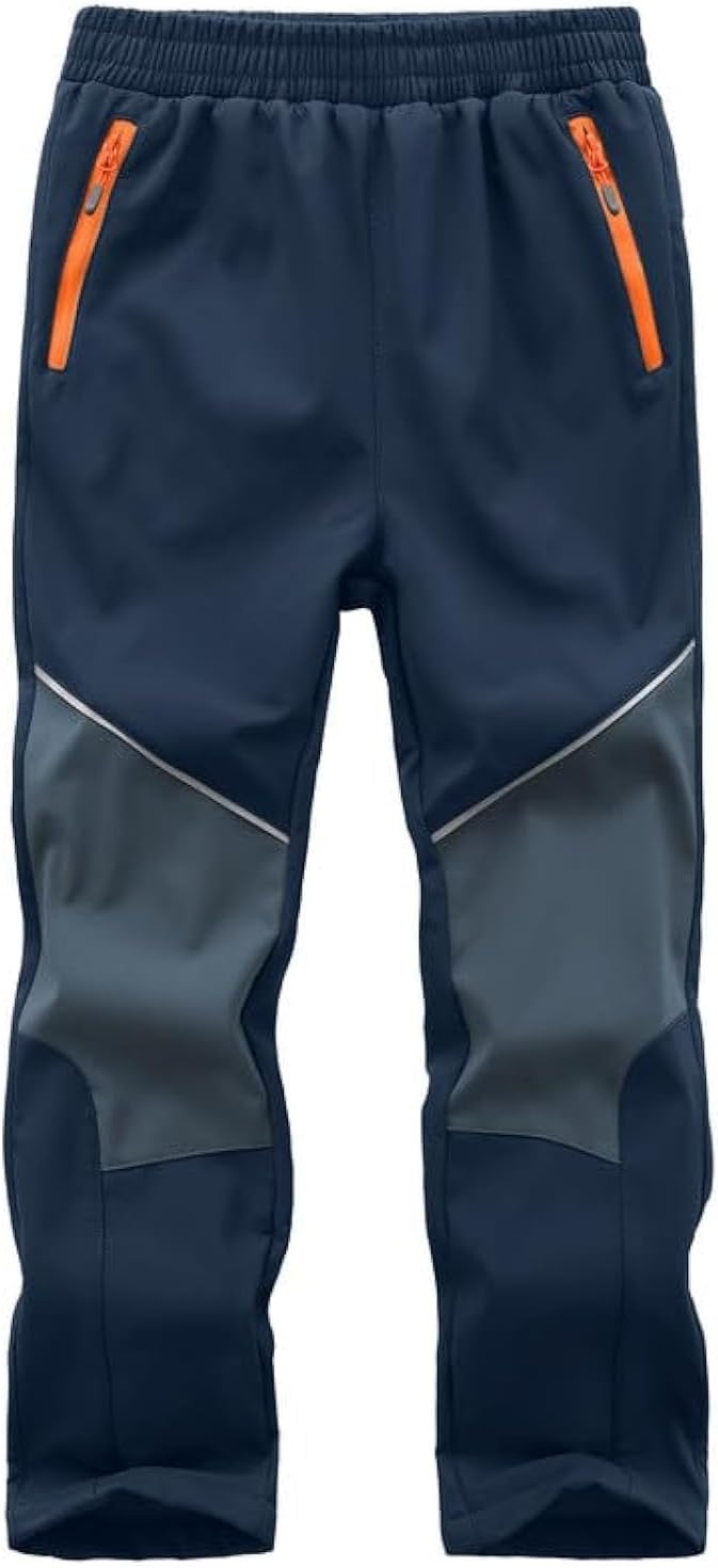 Zzkouine Kinder Softshellhose Schneehose Skihose Warme Hosen Jungen Mädchen Winterhose Outdoorhose W