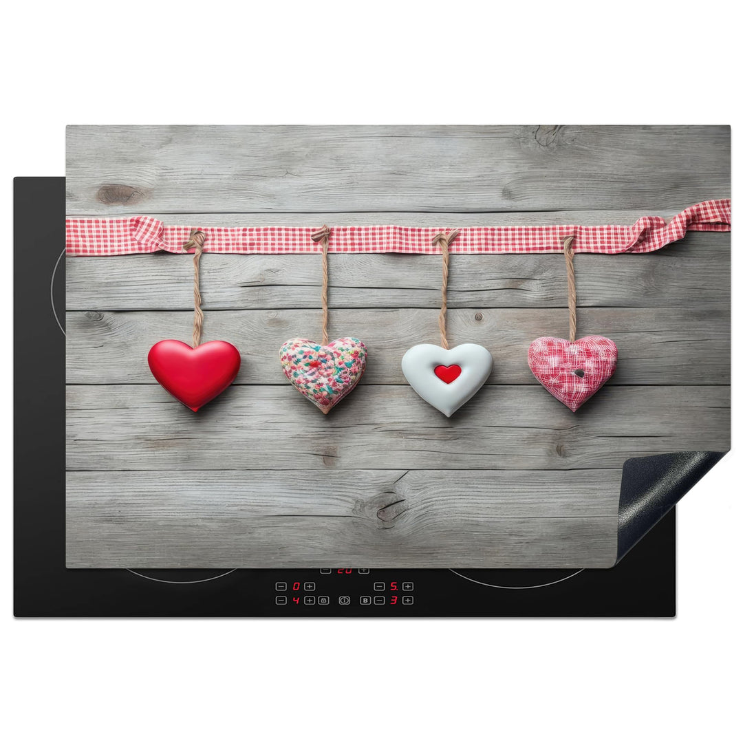 KitchenYeah© Herdabdeckplatte Einteilig Ceranfeld Abdeckplatte für | 78x52 cm - Induktionsschutz Cer