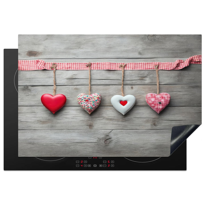 KitchenYeah© Herdabdeckplatte Einteilig Ceranfeld Abdeckplatte für | 78x52 cm - Induktionsschutz Cer