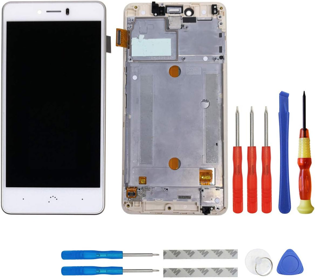 swark LCD Display für Bq Aquaris U/Bq Aquaris U Lite Weisse Touchscreen Bildschirm Digitizer Assembl