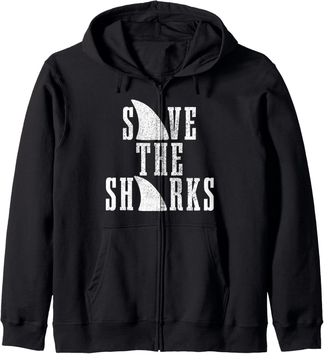 Save The Sharks Shark Meeresschutz Meeresschutz Kapuzenjacke
