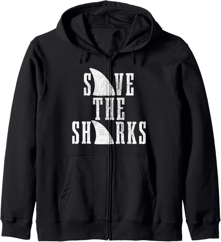 Save The Sharks Shark Meeresschutz Meeresschutz Kapuzenjacke