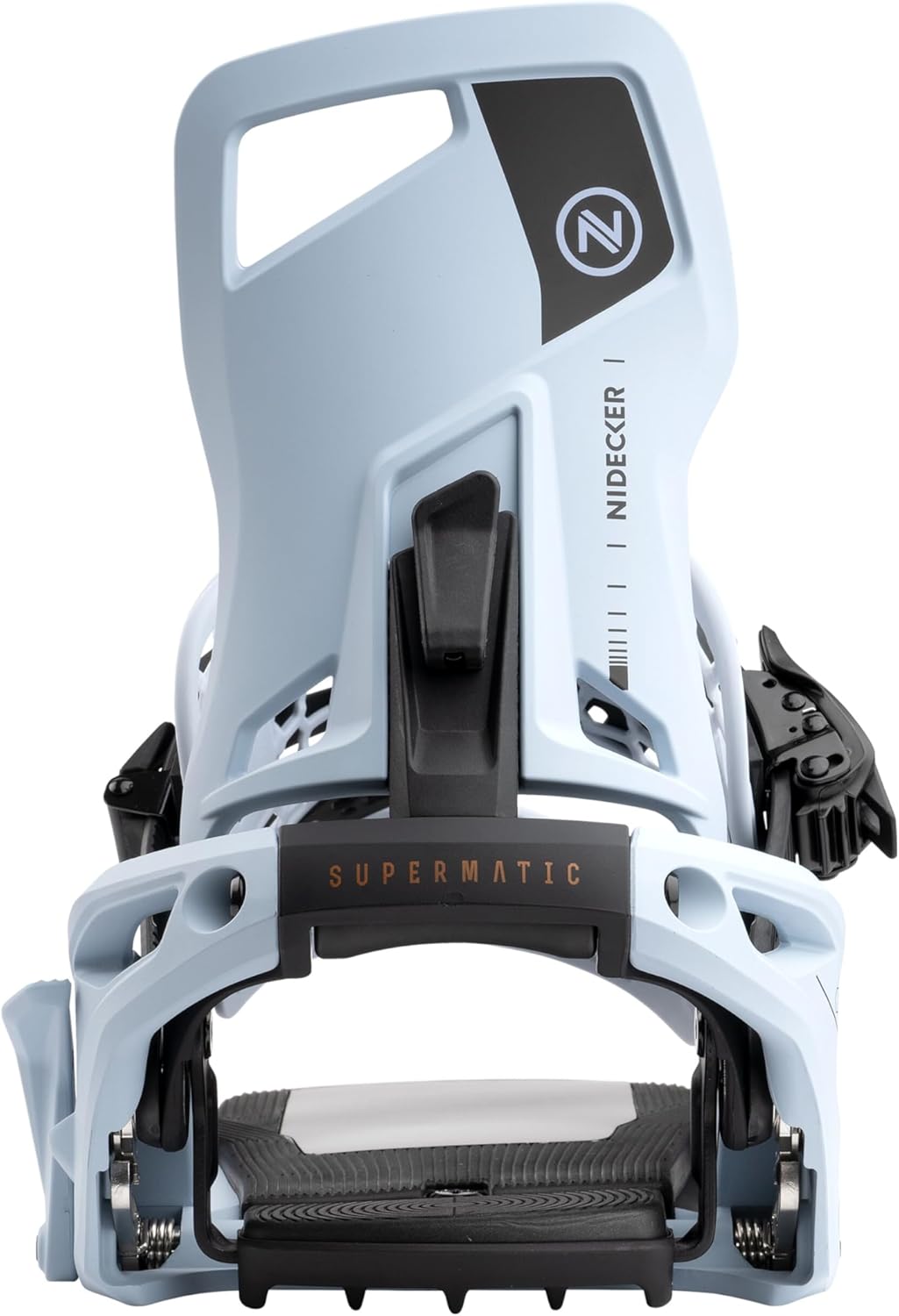 Nidecker Supermatic Snowboard – Universelle, doppelt einsteckbare automatische Bindung – Komfortabel