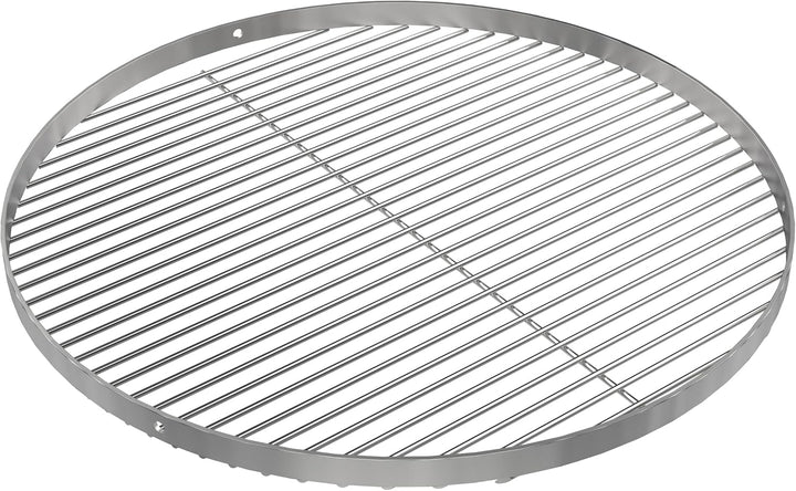 GriHero Grillrost Edelstahl Rund für Schwenkgrill, Ø 70 cm Grillgitter mit 3 Aufhängungsbohrungen fü