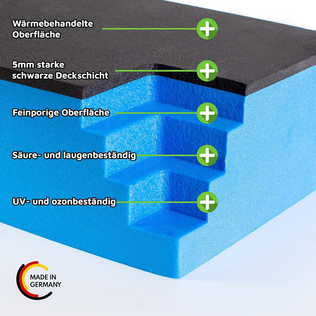 Aptex. Schaumeinlage passend für Makita Akku-Bohrschrauber DDF 484 für MakPac Gr. 1-3