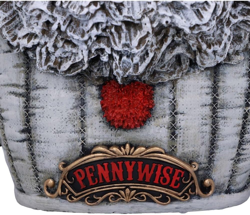 Nemesis Now Offizielles Lizenzprodukt IT Chapter 2 Pennywise Büste, weiss, 30 cm, Harz