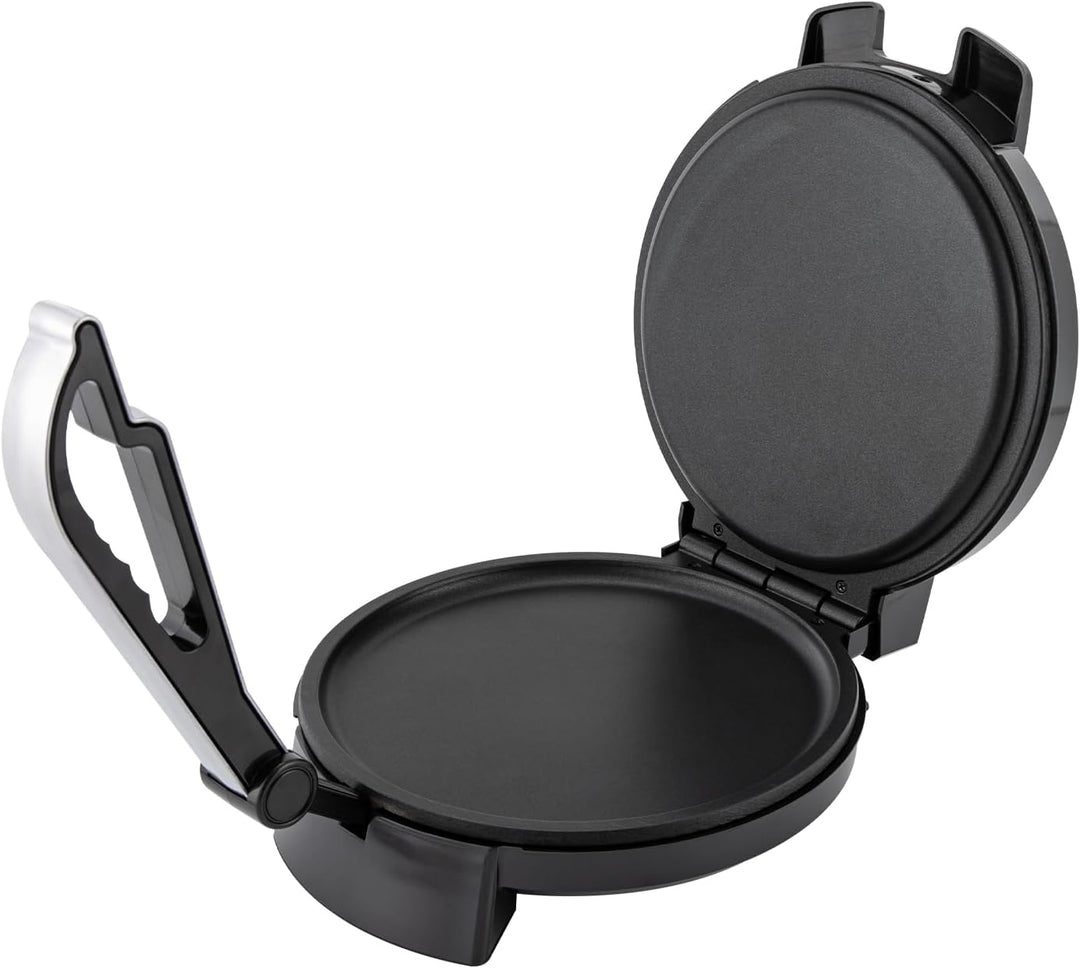 Elektrischer Roti Maker, 1200W Elektrisch Pfannkuchen Maker Antihaft Tortilla-Presse Pancake Backmas