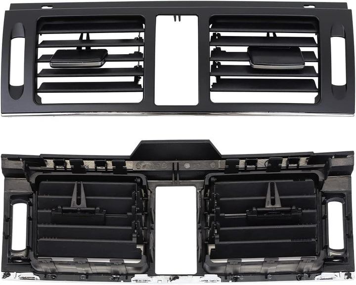 EULIMBQS Front Center Air Grill Outlet Cover für Mercedes Benz W204, AC Vent Grille Outlet Cover Pan