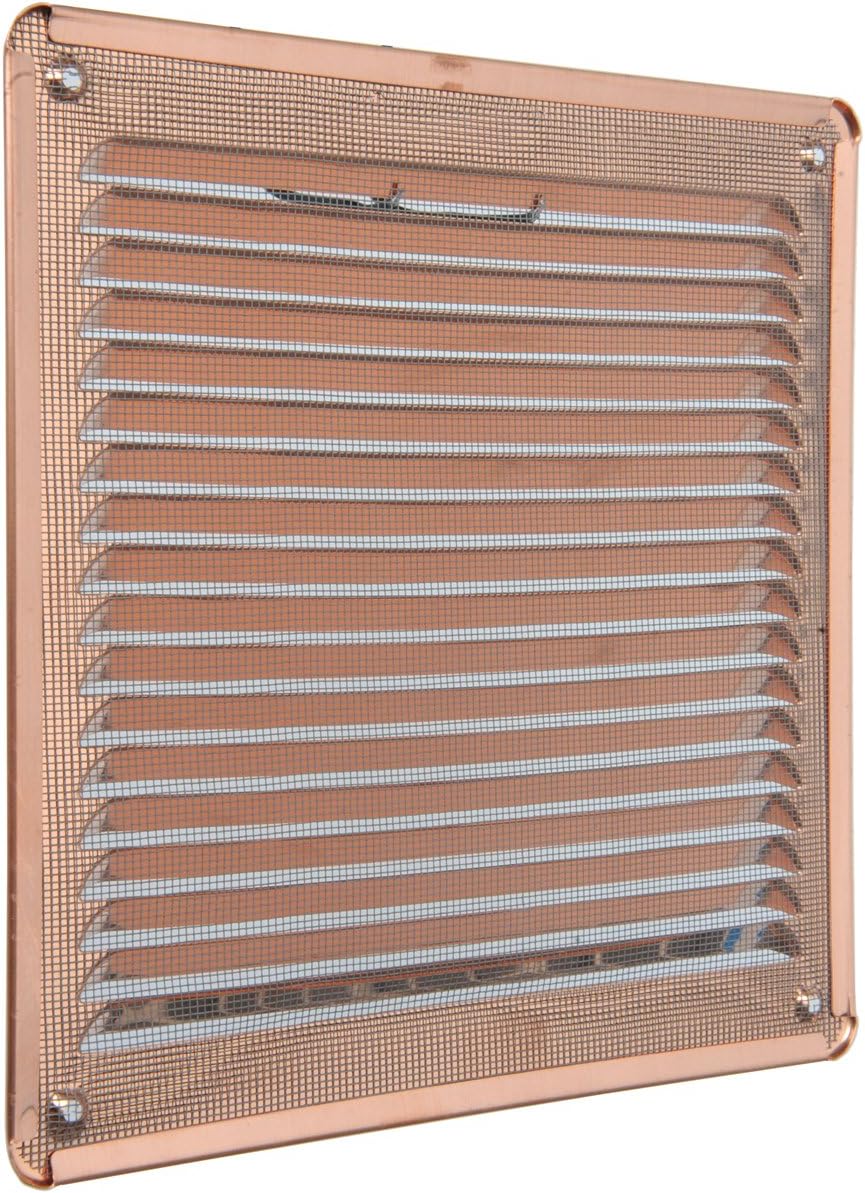 La Ventilazione LAR2323RA Überlappungsgitter, Kupfer, 228 x 228 mm Kupferfarben 228x228 mm Quadratis
