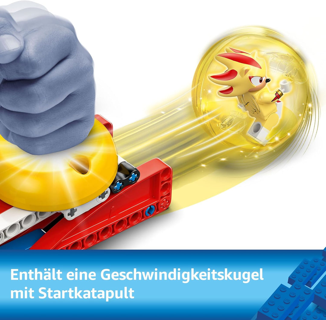 LEGO Sonic The Hedgehog Super Shadow vs. Biolizard, Gamer Spielzeug, Geschenk für Jungen und Mädchen