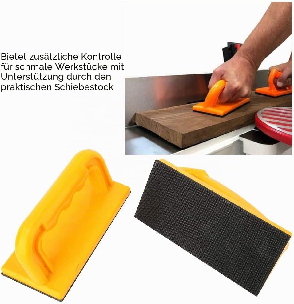 Schiebestock 2er-Pack Sicherheitsschubblock Holzsäge Schneiden Pushblock für Frästische Jointers For