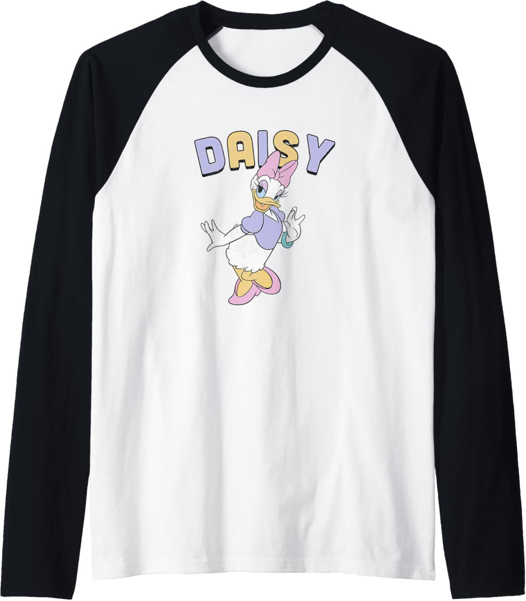 Disney Mickey And Friends Daisy Duck Simple Portrait Raglan